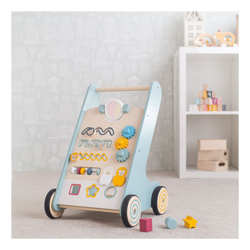 Afbeelding laden in galerijviewer, Bigjigs houten loopwagen

