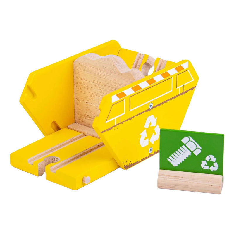 Afbeelding laden in galerijviewer, Bigjigs houten recycle bak
