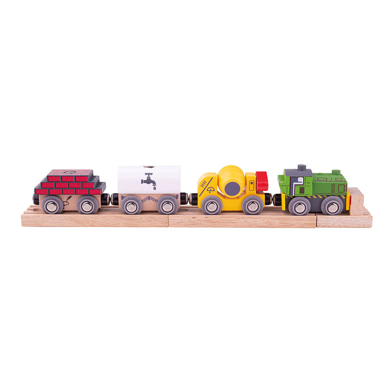 Afbeelding laden in galerijviewer, Bigjigs Houten Trein Constructie met Lading
