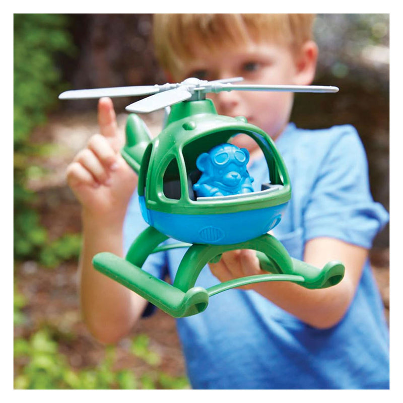 Afbeelding laden in galerijviewer, Green toys helikopter groen
