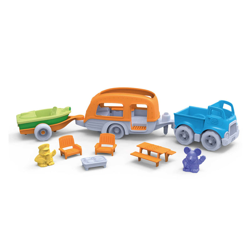 Afbeelding laden in galerijviewer, Green toys camper set
