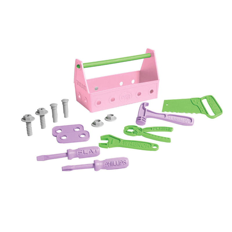 Afbeelding laden in galerijviewer, Green toys gereedschapskist roze

