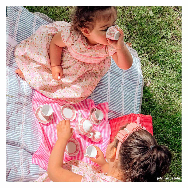 Afbeelding laden in galerijviewer, Tidlo picnickset in roze koffer
