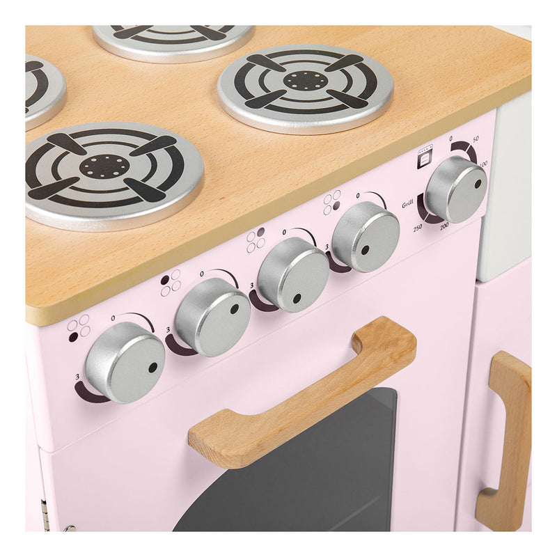 Afbeelding laden in galerijviewer, Tidlo houten speelkeuken landelijk roze, 7dlg.
