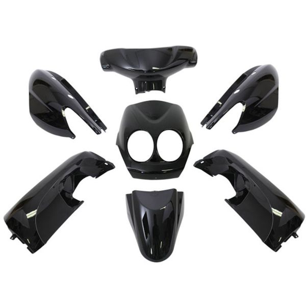 Afbeelding laden in galerijviewer, Edge plaatset 9-delig voor yamaha neo's - bouwjaar 2008 - 2011 - 2 en 4 takt model - metallic zwart
