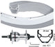 Kgs voorwiel 28 inch (622) zac 421 zilver rollerbrake