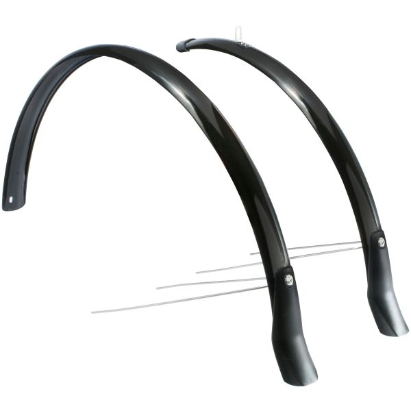 Afbeelding laden in galerijviewer, Eurofender Spatbordset Snello 28 x 51 mm zwart
