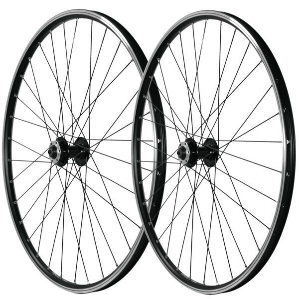 Afbeelding laden in galerijviewer, Rodi wielset 26 viper mtb 8 9 10 speed - zwart - schijfrem
