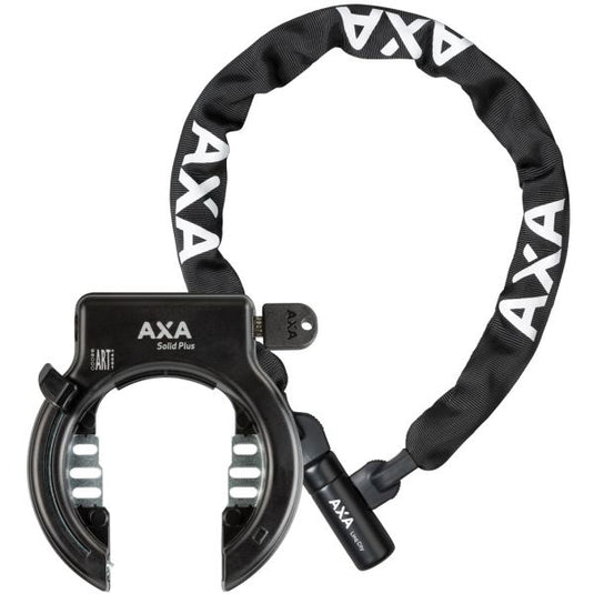 Set Ringslot AXA Solid Plus + AXA Linq City 100 - zwart