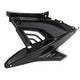 Edge motorscherm z kap links yamaha aerox tot bj. 2014 zwart metallic