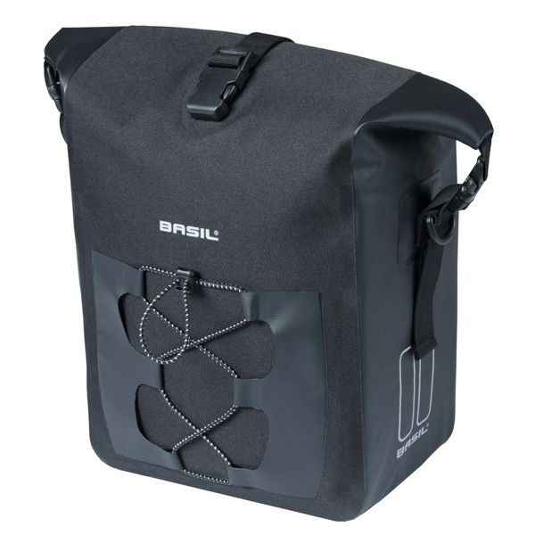 Afbeelding laden in galerijviewer, Basil tas navigator m enkel zwart | mik hooks | 15l
