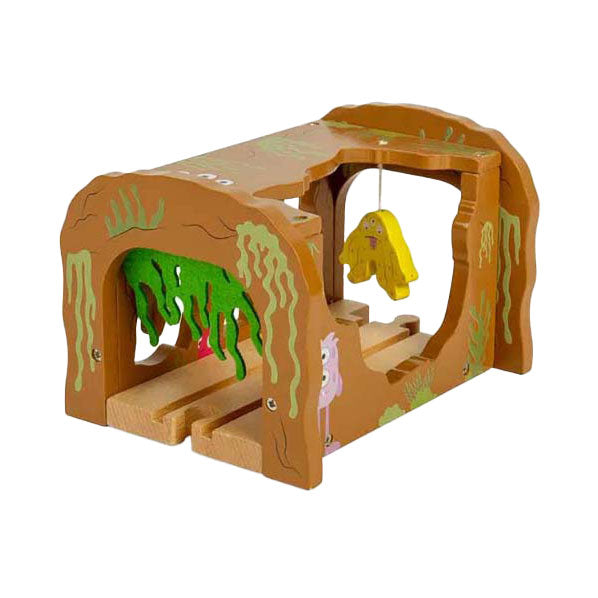 Afbeelding laden in galerijviewer, Bigjigs houten monster-tunnel

