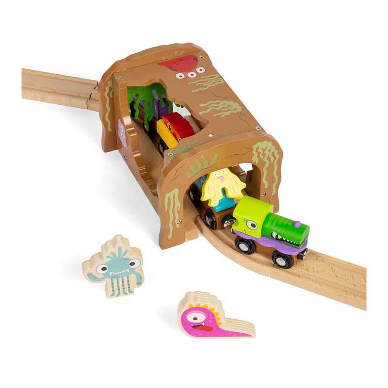 Afbeelding laden in galerijviewer, Bigjigs houten monster-tunnel
