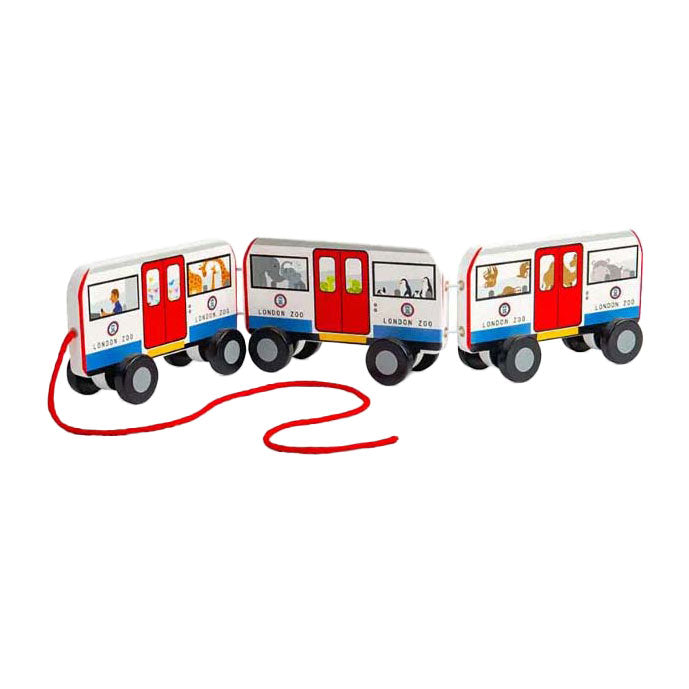 Afbeelding laden in galerijviewer, Bigjigs houten londen trekbus
