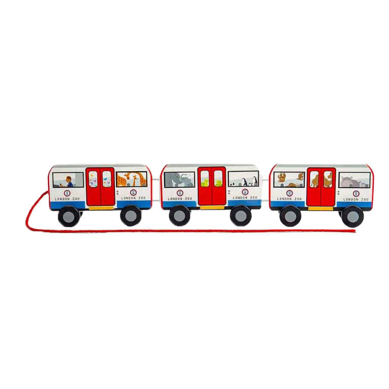 Afbeelding laden in galerijviewer, Bigjigs houten londen trekbus
