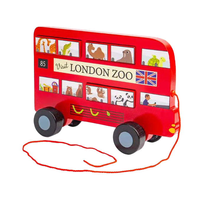 Afbeelding laden in galerijviewer, Bigjigs houten londen bus trekfiguur
