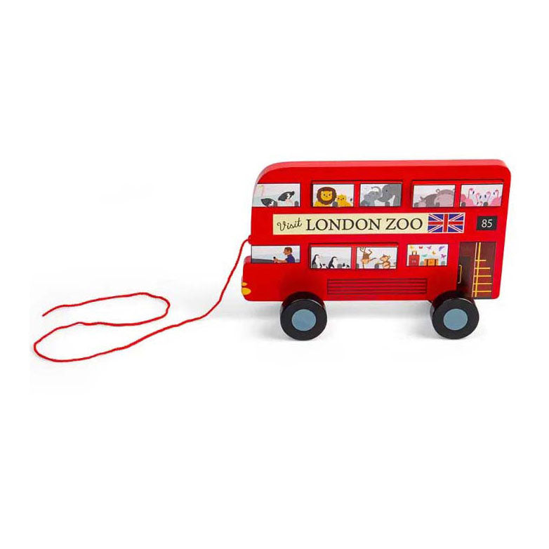 Afbeelding laden in galerijviewer, Bigjigs houten londen bus trekfiguur
