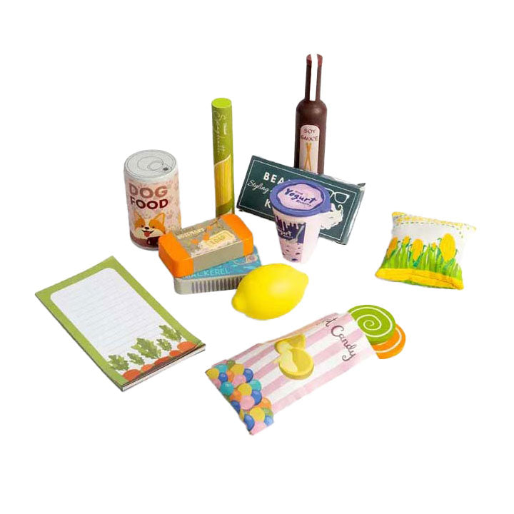 Afbeelding laden in galerijviewer, Bigjigs houten boodschappen speelset, 17dlg.
