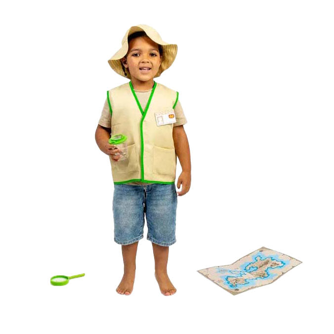 Afbeelding laden in galerijviewer, Bigjigs ontdekkers verkleedset met accessoires
