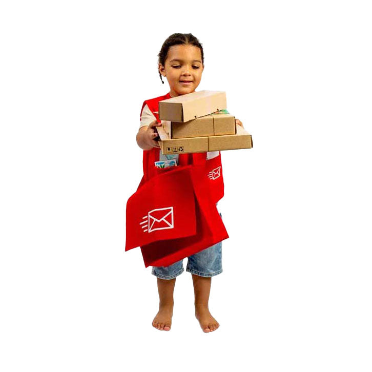 Afbeelding laden in galerijviewer, Bigjigs postbode verkleedset met accessoires
