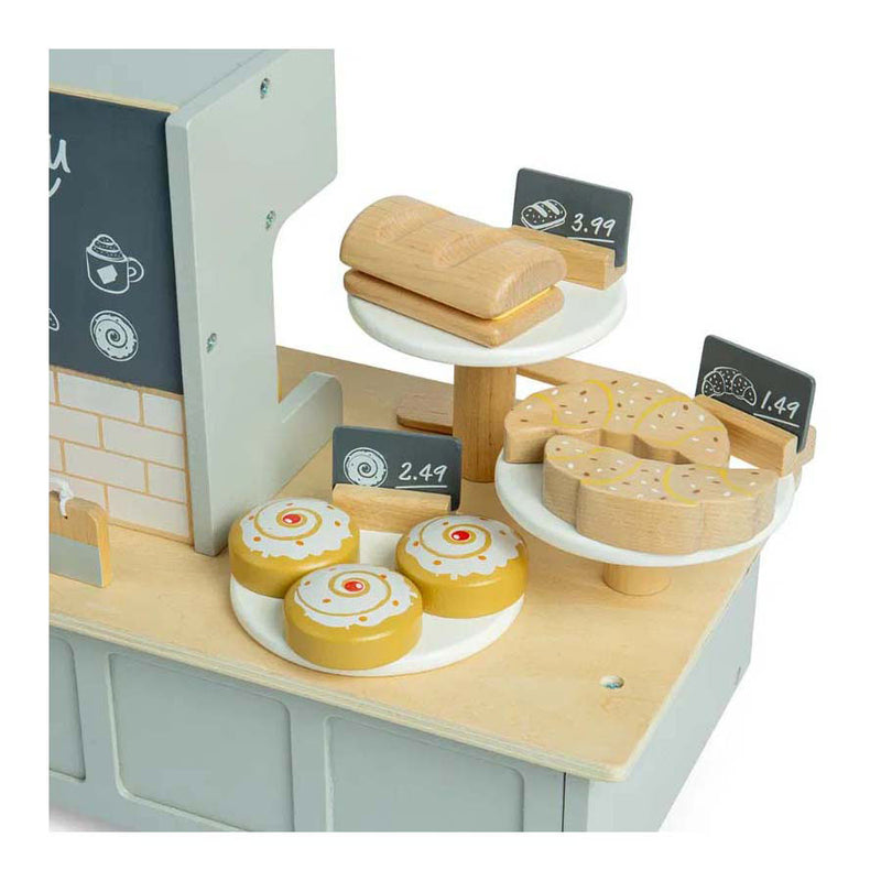 Afbeelding laden in galerijviewer, Bigjigs houten koffiecorner speelset, 32dlg.
