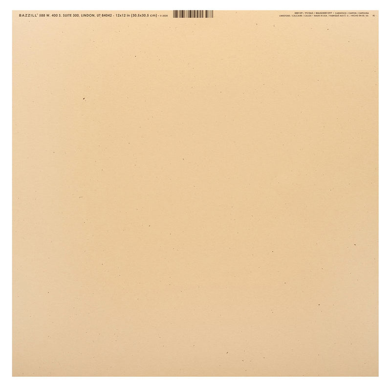Afbeelding laden in galerijviewer, Bazzill • speckle cardstock 30,5x30,5cm limestone
