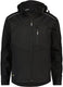 Dassy softshell tavira polyester zwart l