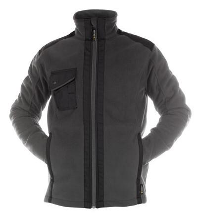Dassy fleecejas croft grijs zwart m