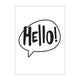 Darice • embossing sjabloon hello