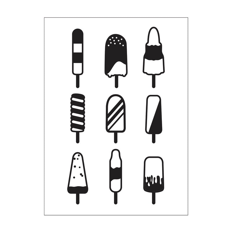 Afbeelding laden in galerijviewer, Darice • embossing sjabloon ijslolly
