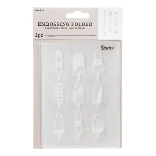 Darice • embossing sjabloon ijslolly