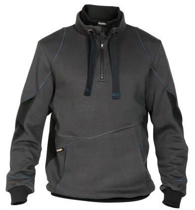 Dassy sweater stellar grijs zwart m