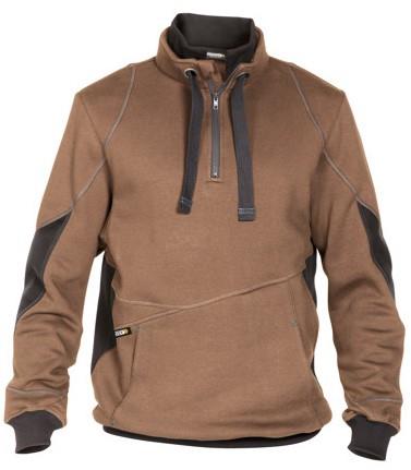 Dassy sweater stellar bruin grijs s