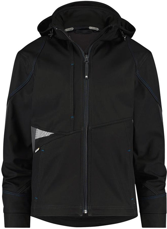 Dassy gravity softshell zwart grijs mt xxl