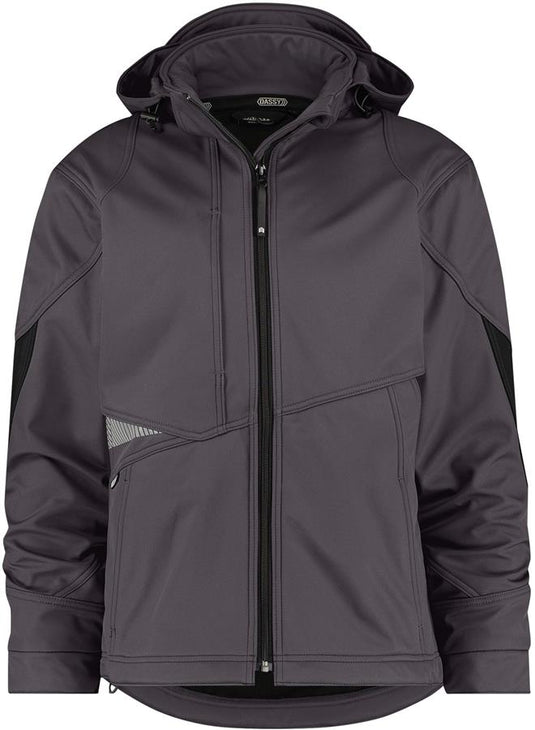 Dassy gravity softshell grijs zwart mt xxl