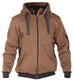 Dassy sweatshirt jas pulse bruin antraciet l