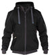 Dassy sweatshirt jas pulse zwart antraciet s