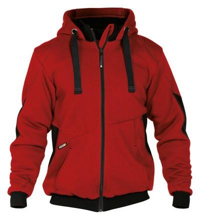 Dassy sweatshirt jas pulse rood zwart s
