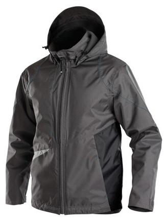 Dassy hyper wind- waterdichte werkjas grijs zwart m
