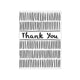 Darice • embossing sjabloon schuine streep thank you