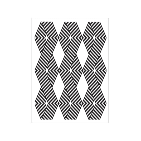 Darice • embossing sjabloon verticaal kabelprintpatroon