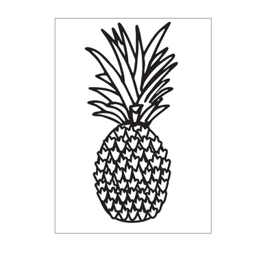 Darice • embossing sjabloon ananas