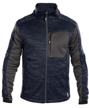 Dassy midlayer vest convex nachtblauw antraciet xxl