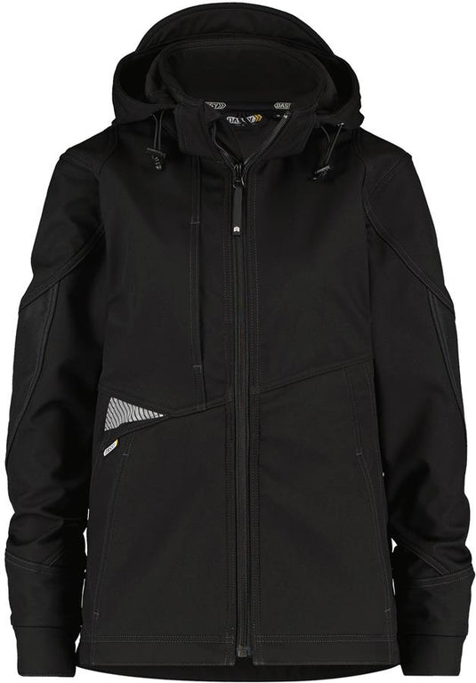 Dassy gravity women softshell zwart xl