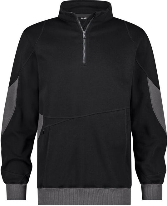 Dassy sweater hyrax next zwart antraciet l