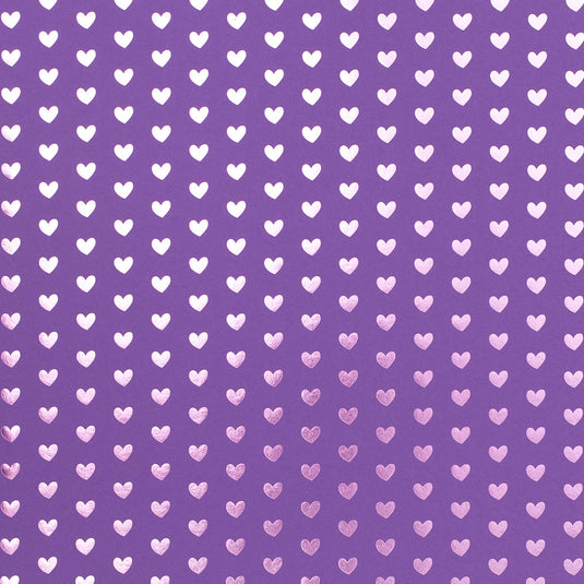 Bazzill • foil heart 30,5x30,5cm gummy bear