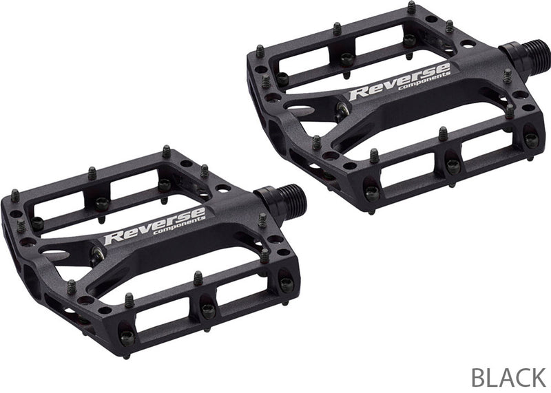 Afbeelding laden in galerijviewer, Reverse components black one platform pedals
