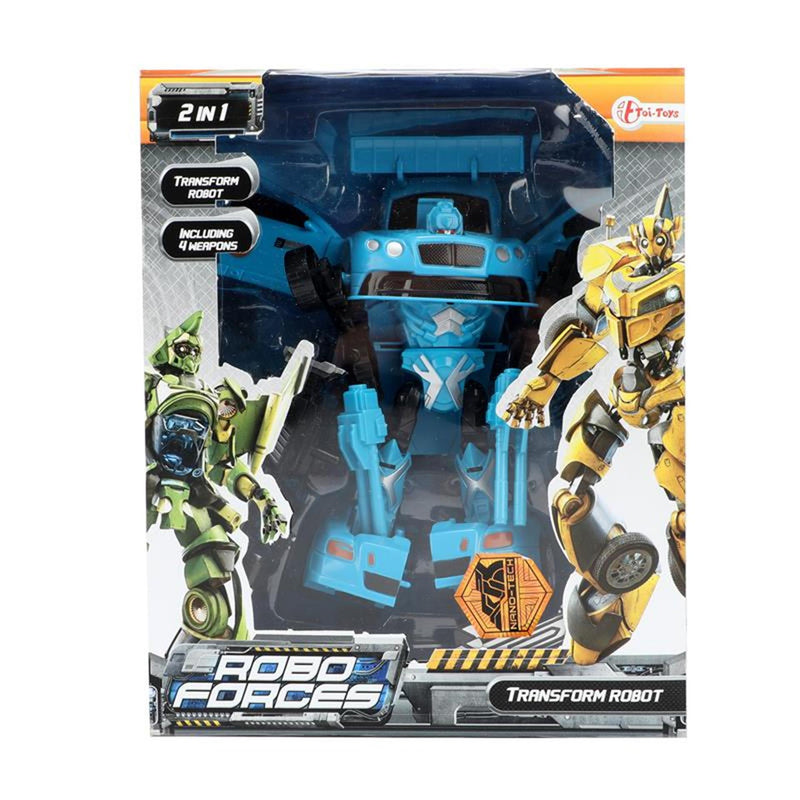 Afbeelding laden in galerijviewer, Toi-toys autorobot roboforces junior 26 cm 4-delig
