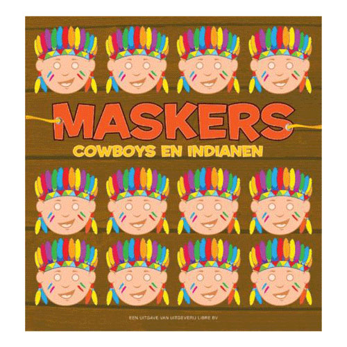 Afbeelding laden in galerijviewer, Centraal boekhuis maskers: cowboys en indianen
