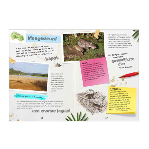 Afbeelding laden in galerijviewer, Centraal boekhuis dagboek van een ontdekkingsreiziger - expeditie amazone
